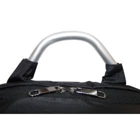 ZAINO MULTIFUNZIONE ANTIFURTO IMBOTTITO CON COMBINAZIONE USB GRIGIO-NERO